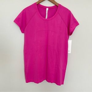 NWT Lululemon Swiftly Tech Sonic Pink Short Sleeve Size 12